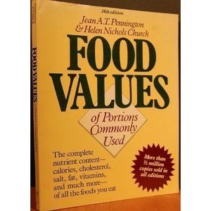 Bowes and Churchs Food Values of Portions Commonly Used (Paperback)